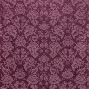 Moulins Damask Eggplant by Brunschwig & Fils Fabric