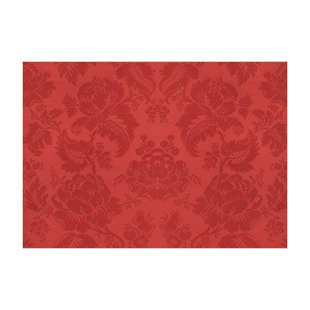Moulins Damask Vieux Rouge by Brunschwig & Fils Fabric Brunschwig & Fils Fabric Moulins Damask Vieux RougeFabric COTTON - 72%;SILK - 28% France </p><p>Repeat: H: 25.5, V: 18 48 - Fabric Carolina -