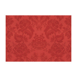 Moulins Damask Vieux Rouge by Brunschwig & Fils Fabric