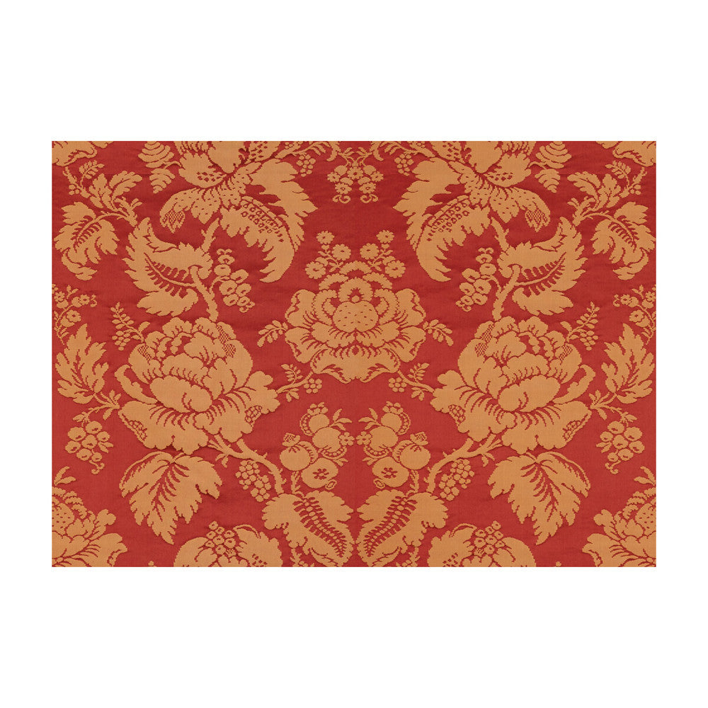 Moulins Damask Rouge/Ivoire by Brunschwig & Fils Fabric Brunschwig & Fils Fabric Moulins Damask Rouge/IvoireFabric COTTON - 72%;SILK - 28% France </p><p>Repeat: H: 25.5, V: 18 48 - Fabric Carolina -