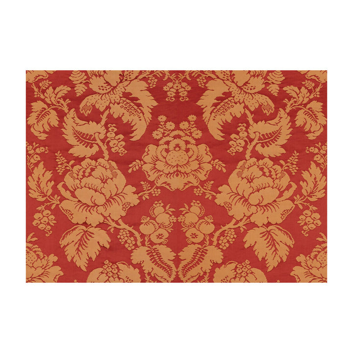 Moulins Damask Rouge/Ivoire by Brunschwig & Fils Fabric Brunschwig & Fils Fabric Moulins Damask Rouge/IvoireFabric COTTON - 72%;SILK - 28% France </p><p>Repeat: H: 25.5, V: 18 48 - Fabric Carolina -