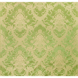 Charlieu Lampas Vert/Ivoire BR-81036.M.0 by Brunschwig & Fils Fabric