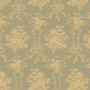 Oreste Damask Blue by Brunschwig & Fils Fabric