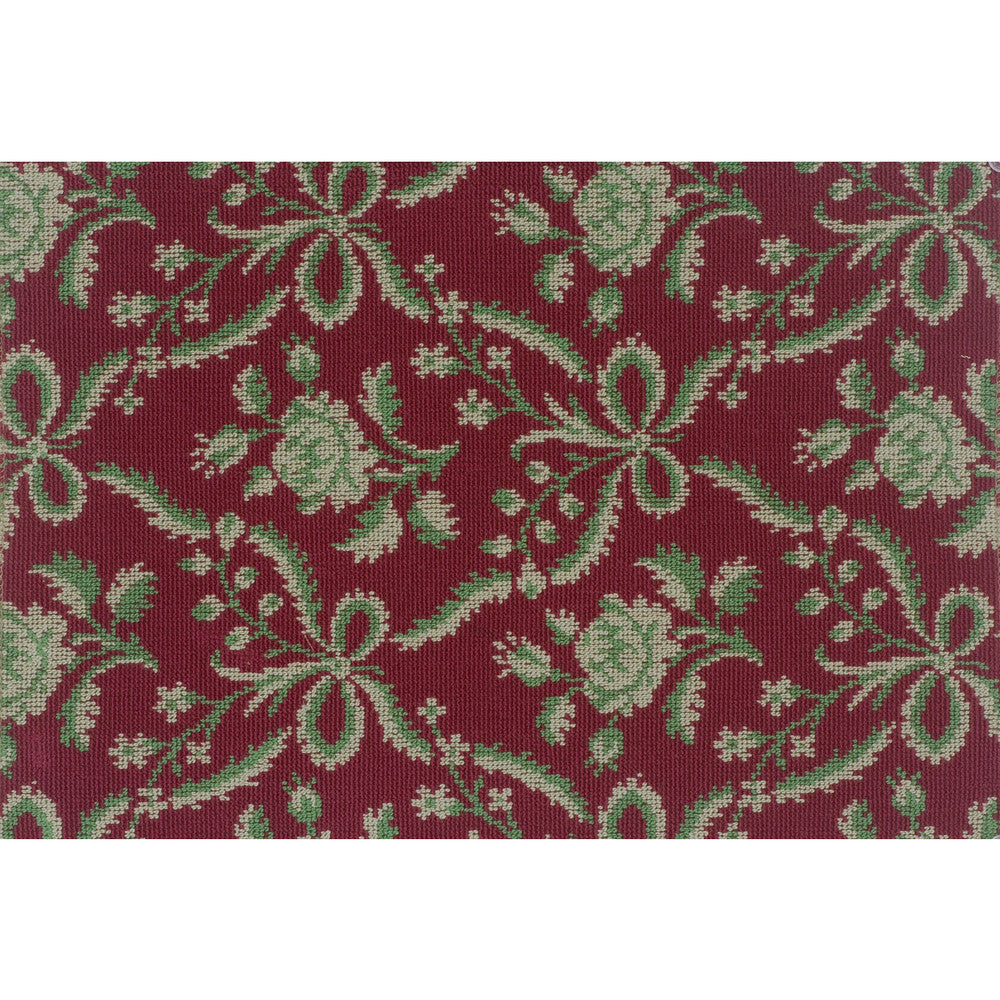 Maurepas Grospoint Red by Brunschwig & Fils Fabric Brunschwig & Fils Fabric Maurepas Grospoint RedFabric COTTON - 53%;WOOL - 40%;POLYESTER - 7% France </p><p>Repeat: H: 6.25, V: 8.5 51 - Fabric Carolina -