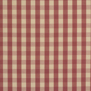Carsten Check Rose And Cream by Brunschwig & Fils Fabric