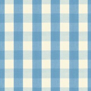Carsten Check French Blue by Brunschwig & Fils Fabric