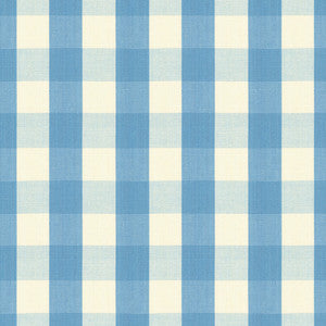 Carsten Check French Blue by Brunschwig & Fils Fabric