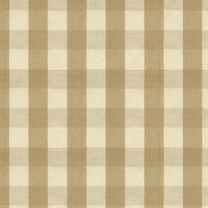 Carsten Check Tan by Brunschwig & Fils Fabric
