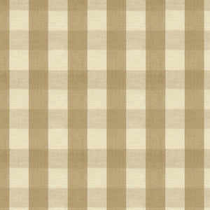 Carsten Check Tan by Brunschwig & Fils Fabric