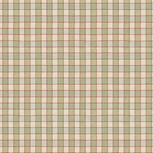 La Seyne Check Sandstone by Brunschwig & Fils Fabric