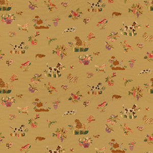 Animalitos Woven Tapestry Camel by Brunschwig & Fils Fabric