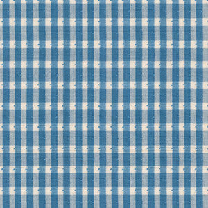 Halsey Cotton Check Oxford Blue by Brunschwig & Fils Fabric