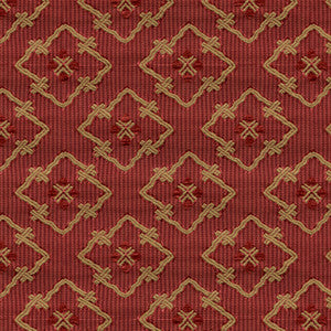Creek Figured Woven Red by Brunschwig & Fils Fabric