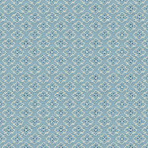 Creek Figured Woven Blue by Brunschwig & Fils Fabric