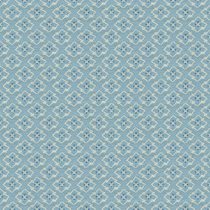 Creek Figured Woven Blue by Brunschwig & Fils Fabric