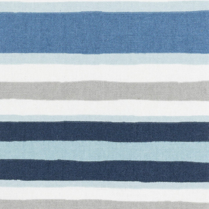 Bradbury 1 Aqua by Stout Designer Fabric JUST STRIPES SPRINGTIME/MULTI 100%COT USA Horizontal: 0.000 and Vertical: 13.375 56 in - Swanky Fabrics -