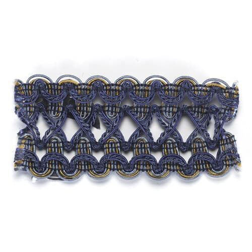 Brandon 5 Cadet by Stout Trim MONACO TRIM 100%SVI CHINA </p><p>Repeat: 0 1.75 in - Fabric Carolina -