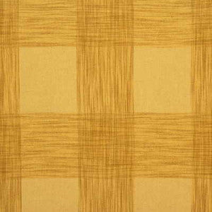 Breezy Check Soft Gold by Mulberry Fabric
