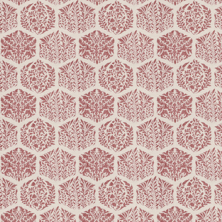 Bremond 1 Rosewood by Stout Fabric THE ART OF COLOR HANDCRAFTED 59%COT 41%LIN INDIA Horizontal: 10.375 and Vertical: 15.750 54 in - Fabric Carolina -