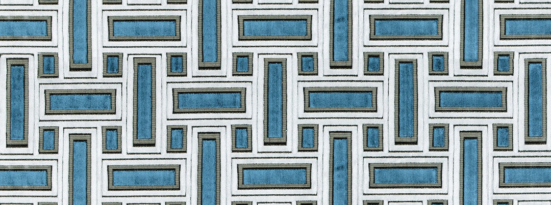 Brix City 54 Sapphire by Covington Designer Fabric
