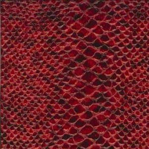 Bronson Rosso by Norbar Designer Fabric POLY VINYL V-6" H-8" 54" - Swanky Fabrics -