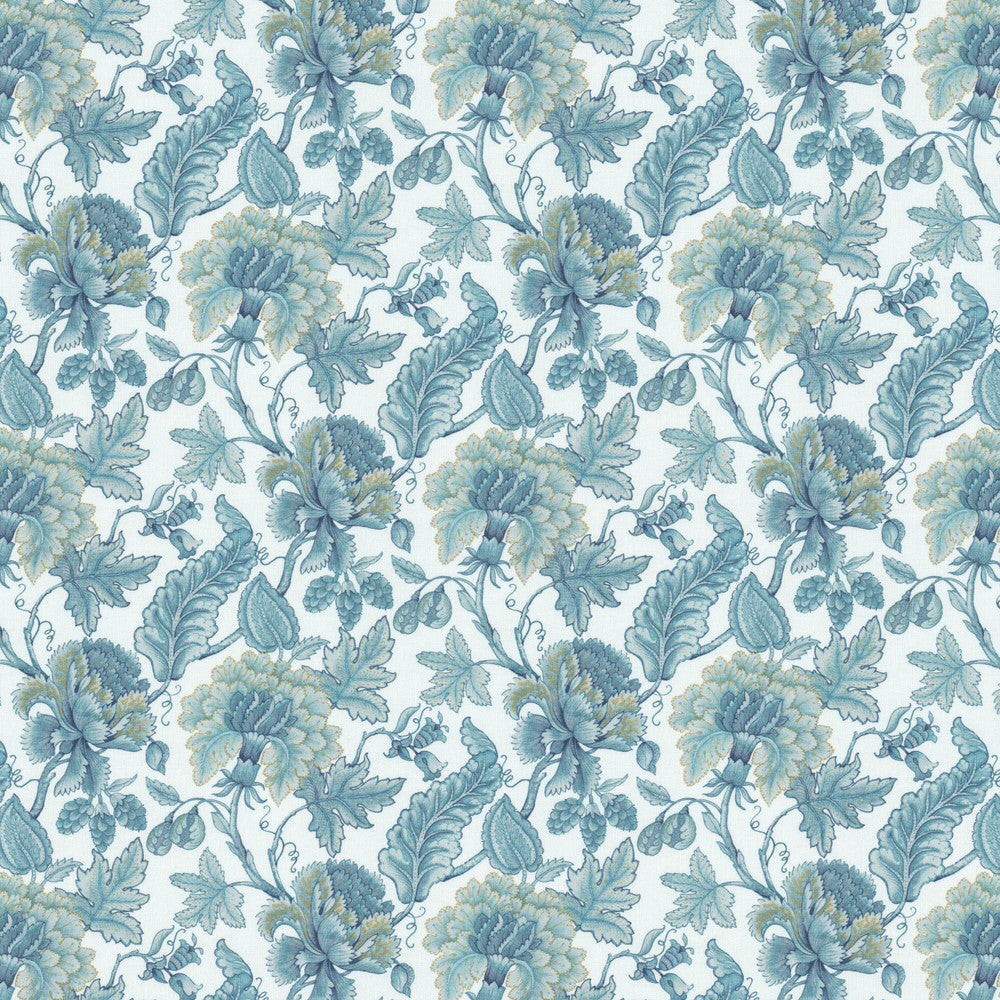 Brooke 1 Starlight by Stout Fabric Stout Fabric Brooke 1 StarlightFabric Rainbow Library Powder/Wedgewood 90%Cot 10%Lin Spain </p><p>Repeat: H: 12.375, V: 2.25 55 in - Fabric Carolina -
