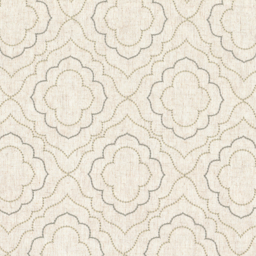 Brubeck 1 Coin by Stout Fabric Stout Fabric Brubeck 1 CoinFabric Color My Window Toast/Eggshell 50%Pol 40%Cot 10%Lin %Pemb China </p><p>Repeat: H: 8.5, V: 0 53.5 in - Fabric Carolina -