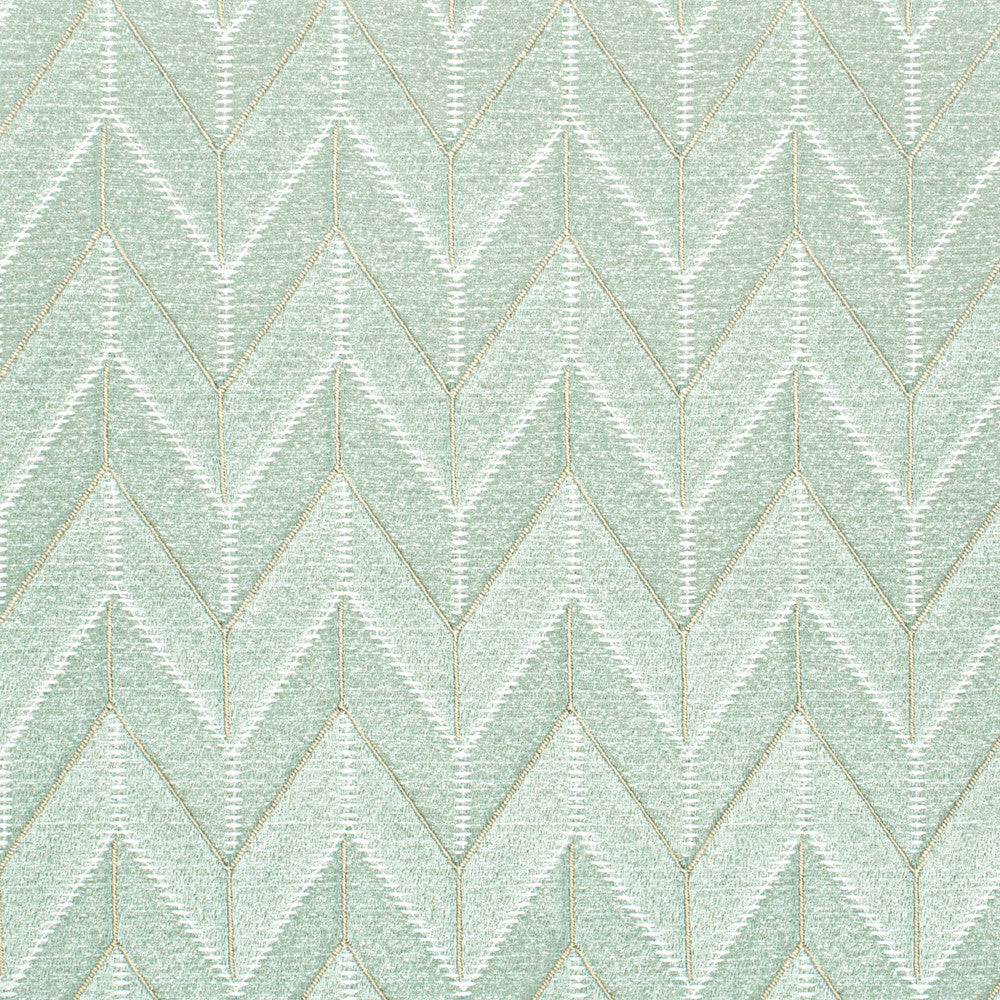 Brussels 3 Teal by Stout Fabric COLOR MY WINDOW LAKE/SEAGLASS 100%POL CHINA Horizontal: 1.750 and Vertical: 1.750 54 in - Fabric Carolina -
