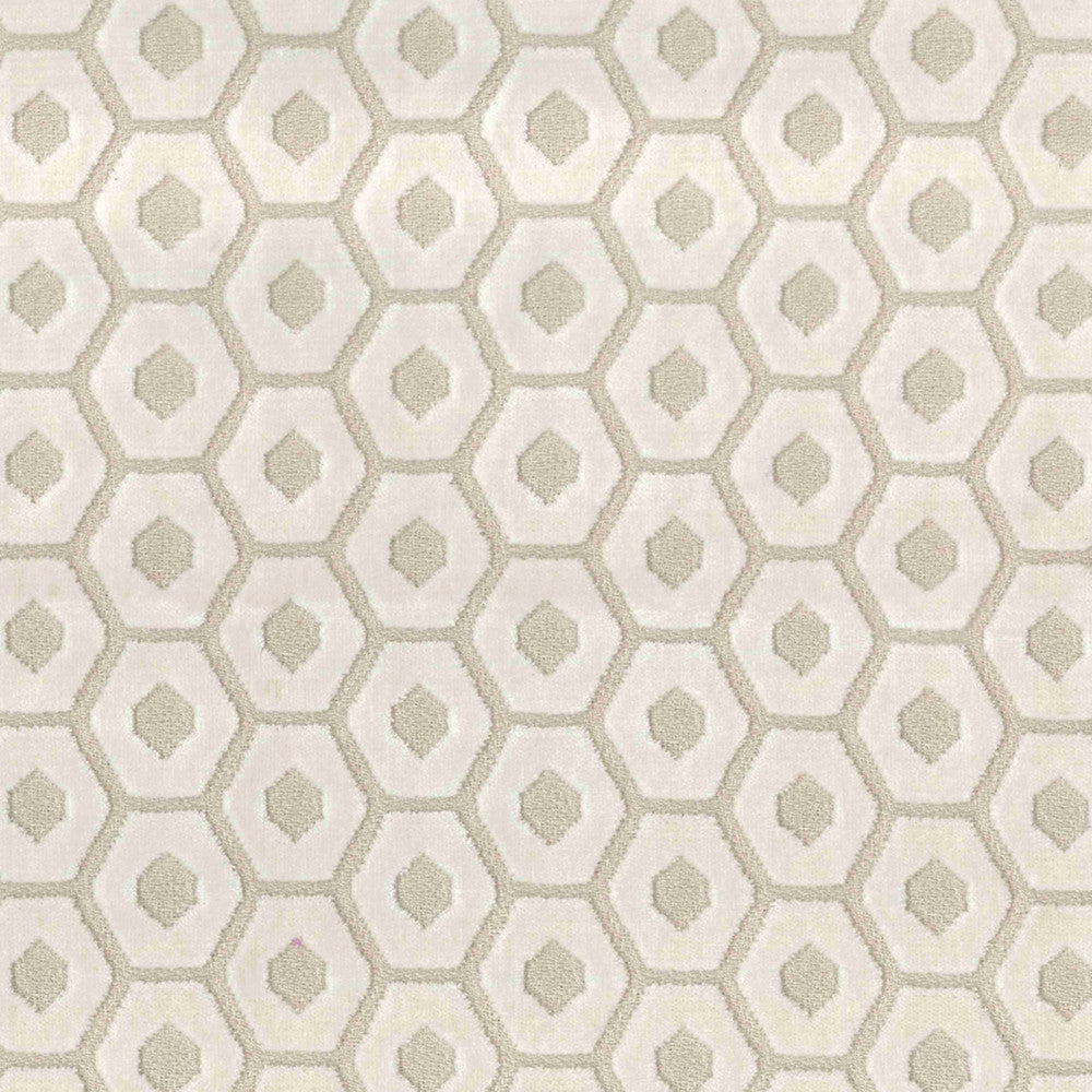 Bryce Vanilla by Norbar Fabric RITZ 88% VISCOSE 12% POLYESTER INDIA 1 3/4"V 2 1/2"H 56" - Fabric Carolina -