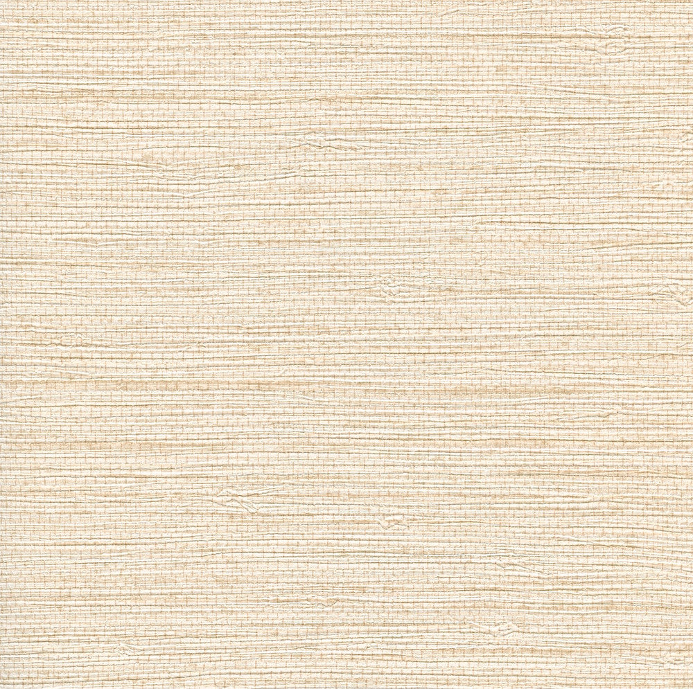 White Seagrass Wallpaper by Warner Basic Textures 4 Covers about 60.8 square feet 27-in by 27-ft long roll Unpasted 0 - Fabric Carolina -
