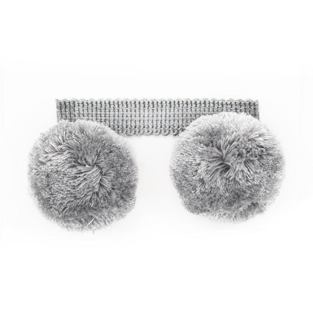 Bubble Tassel Fringe 4 Slate by Stout Trim SMALL WONDERS TRIM 94%ACR 6%SVI CHINA Horizontal: 2.750 and Vertical: 0.000 2.75 in - Fabric Carolina -