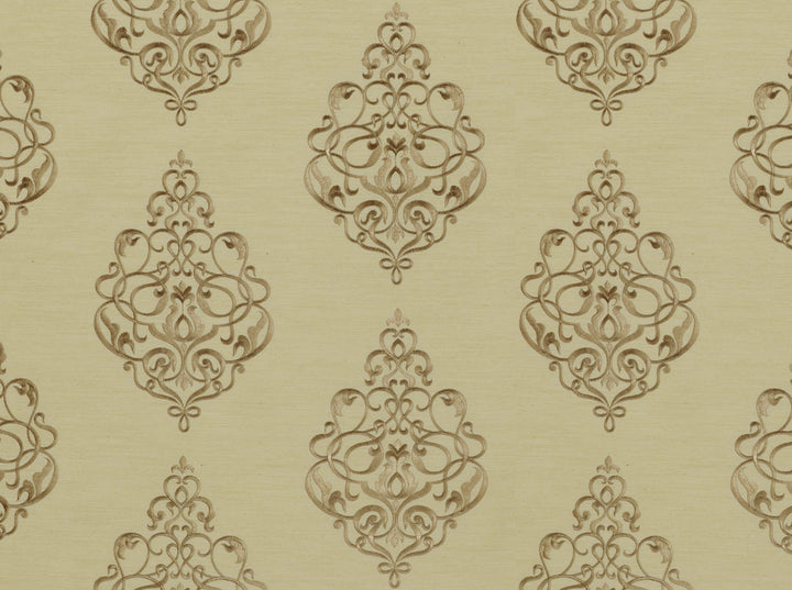 Buckingham Natural 11 by Covington Fabric BASE CLOTH: 86% POLYESTER/14% COTTON; EMBROID INA Horizontal: 17.25 and Vertical: 12.25 54 - Fabric Carolina -