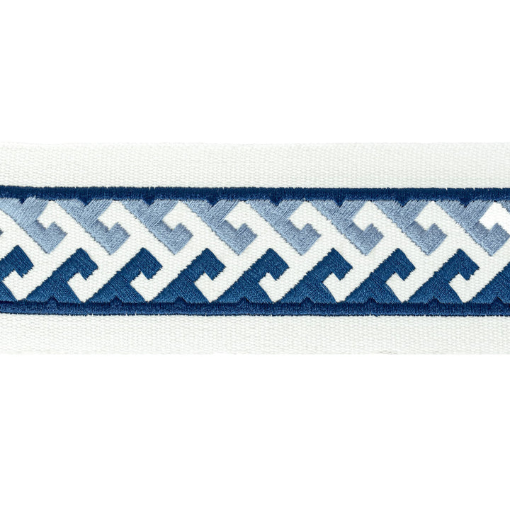 Burgess Tape 1 Ocean by Stout Trim STITCHED UP TRIM 100%COT %BEMB INDIA MARTINDALE WEAR TEST (18 000 CIRCULAR RUBS) Horizontal: 0.750 and Vertical: 0.750 2.5 in - Fabric Carolina -