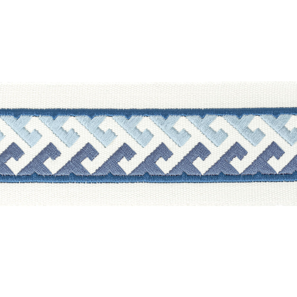 Burgess Tape 2 Denim by Stout Trim STITCHED UP TRIM 100%COT %BEMB INDIA MARTINDALE WEAR TEST (18 000 CIRCULAR RUBS) Horizontal: 0.750 and Vertical: 0.750 2.5 in - Fabric Carolina -