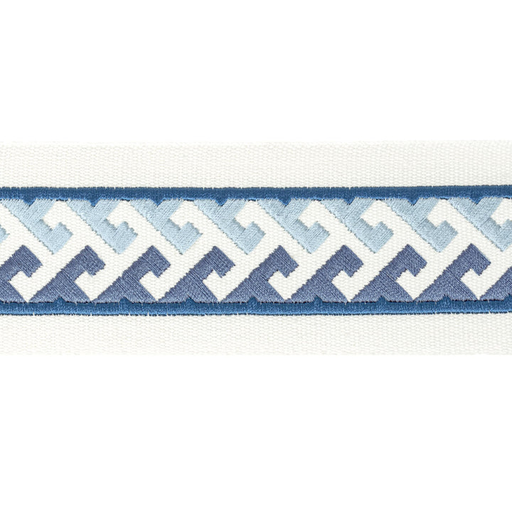 Sunrise Tape 3 Lagoon by Stout Trim Stout Trim Sunrise Tape 3 LagoonTrim Beach Grove Trim 100%Sda China </p><p>Repeat: H: 0, V: 0.75 1.5 in - Fabric Carolina -
