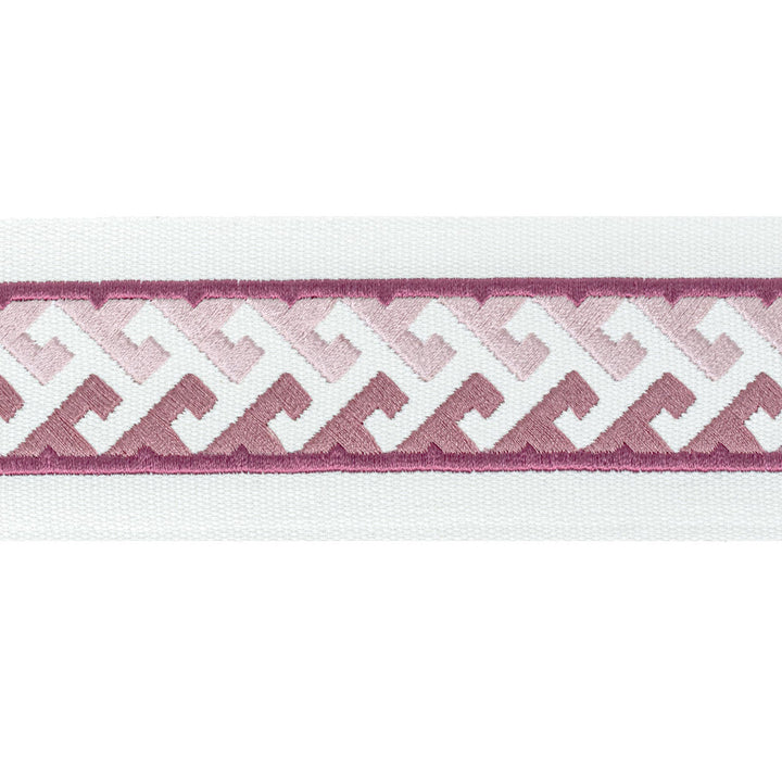 Burgess Tape 5 Tearose by Stout Trim Stout Trim Burgess Tape 5 TearoseTrim STITCHED UP TRIM 100%COT %BEMB INDIA </p><p>Repeat: H: 0.750, V: 0.750 2.5 in - Fabric Carolina -
