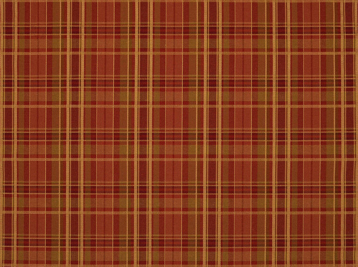 Burgess Plaid Antique Red 137 by Covington Designer Fabric our website for purchase 52% Polyester 48% Cotton 40 X 20 Jacquard China -- Horizontal: 0" and Vertical: 0" 55" - Swanky Fabrics -