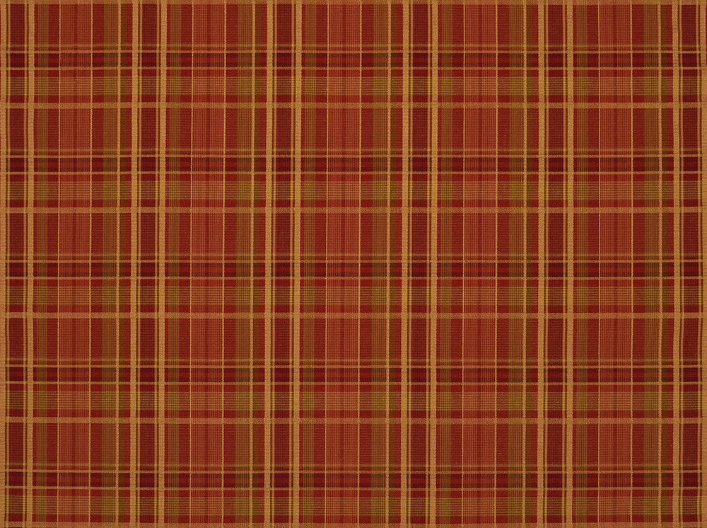Burgess Plaid Antique Red 137 by Covington Designer Fabric our website for purchase 52% Polyester 48% Cotton 40 X 20 Jacquard China -- Horizontal: 0" and Vertical: 0" 55" - Swanky Fabrics -