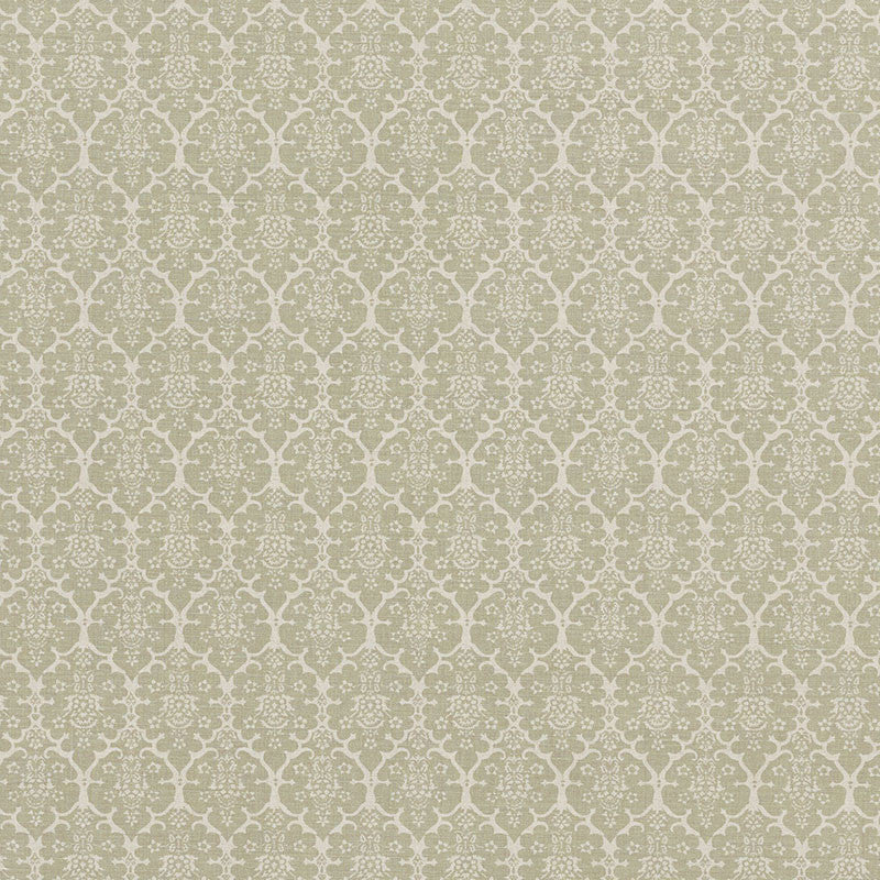 Burley Sage BURL006 by Schumacher Fabric VEERE GRENNEY I LINEN 100% UNITED KINGDOM MARTINDALE 25,000 </p><p>Repeat: Horizontal: 2 1/2" (7CM) and Vertical: 4 1/4" (11CM) 53 - Fabric Carolina -