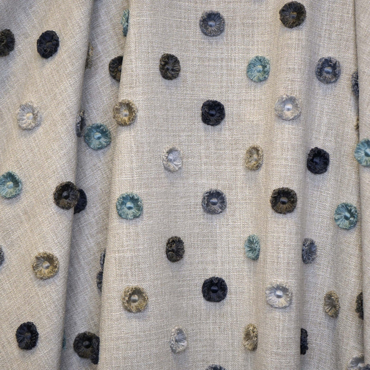 BUTTONS 66J9161 by JF Fabric TRIBUTE 100% Polyester India Horizontal: 10.625 and Vertical: 6.25 55 - Fabric Carolina -