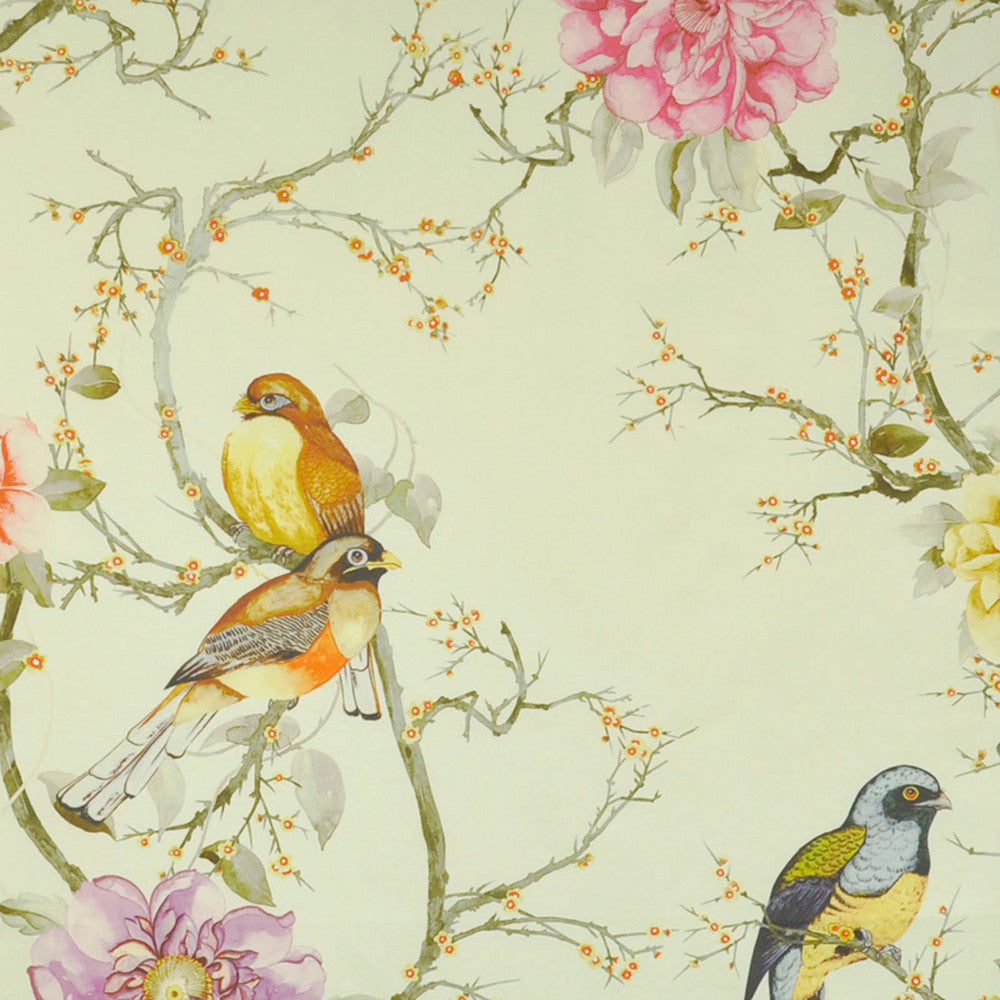 Bird Watching # 9250 Robin by Maxwell Fabric 100% COTTON INDIA </p><p>Repeat: Horizontal: H-26 and Vertical: V-32.6 54" - Fabric Carolina -