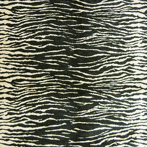 Paulina Tiger Winter White by Grey Watkins Fabric