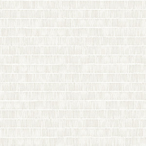 Horizontal Hash Marks White & Cream Wallpaper by Inspired by Color