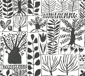 Primitive Trees Black & White Wallpaper by Inspired by Color