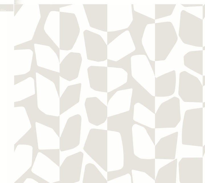 Primitive Vines White & Cream Wallpaper by Inspired by Color Black & White, III Covers about 60.8 square feet 27-in by 27-ft long roll Unpasted 25.25 - Fabric Carolina -