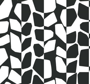Primitive Vines Black & White Wallpaper by Inspired by Color