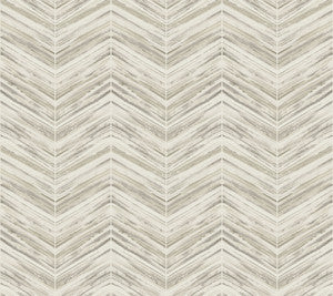 Petite Watercolor Chevron Cream Wallpaper by Inspired by Color