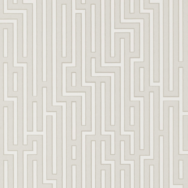 Fretwork Soft Grey by G P & J Baker Wallcovering SIGNATURE PAPER - 100% United Kingdom - Horizontal: 20.488 and Vertical: 20.882 20.488 - Fabric Carolina -