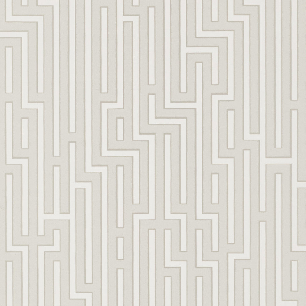Fretwork Soft Grey by G P & J Baker Wallcovering SIGNATURE NON WOVEN - 100% United Kingdom Horizontal: 20.488 and Vertical: 20.882 20.488 - Fabric Carolina -