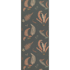 Ferns Coral/Charcoal by G P & J Baker Wallcovering